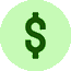 Green Dollar Icon